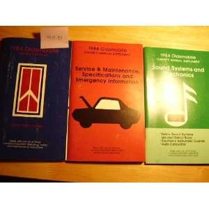    1984 Oldsmobile Ninety Eight Owners Manual Oldsmobile Books