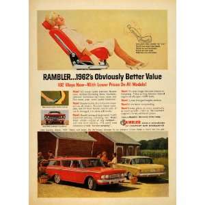 1961 Ad 62 Rambler Compact Car Dowgard Engine Coolant   Original Print 