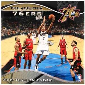 Philadelphia 76ers 2009 12 x 12 Team Wall Calendar