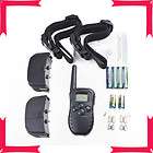 Electric Remote Training Dog LCD Shock Control Collar for 2 Dogs Pet 