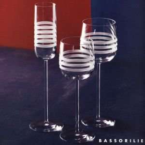    Salviati Bassorilievi Water Glass Tall Set Of 2