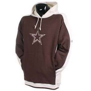 Dallas Cowboys Brown/Natural Hooded Fleece Sweatshirt  