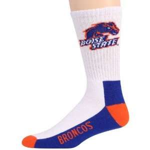   Boise State Broncos Tri Color Team Logo Crew Socks