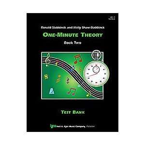  One Minute Theory, Book 2 Test Bank Musical Instruments
