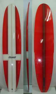 Quality 90 Red Cross Fiberglass Longboard Surfboard  