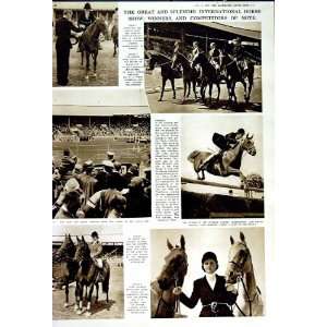  1950 HORSE SHOW HASSAN MAGNAY SMYTHE CARMENA KELLETT