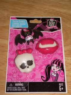 MONSTER HIGH Doll PUZZLE ERASERS (gomu) 2 Packs MOC  