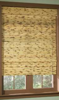 Bamboo Roll Up Window Shade Natural Wood Blinds 48x 64  