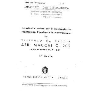    Macchi MC 202 Aircraft Maintenance Manual  1941 Macchi Books