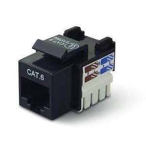  CAT6 CHNL / JCK / 568A/568B25PACK BLACK Electronics