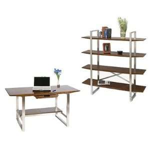  Breeze Home Office Set with Stainless Steel Legs Legs 