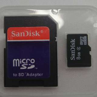 New 8G 8GB Micro SD TF Flash Memory Card + SD Adapter  