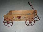 CAST IRON WOOD WAGON WHEELS PURPLE HEARTS PLANTER COUNTRY FLORAL 