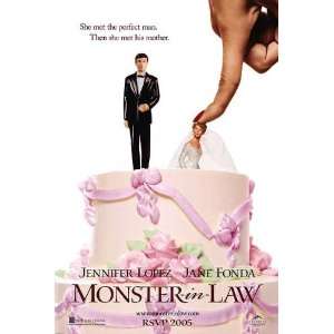  Monster In Law Movie Poster Double Sided Original 27x40 