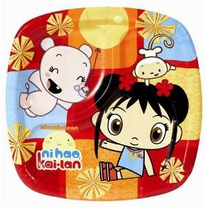   Hao Kai Lan 9 Paper Divided Lunch/Dinner Plates (8 ct) Toys & Games
