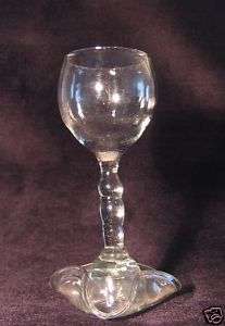 Antique 18th C. Dutch Spirits Glass, ca.1720 Holland  