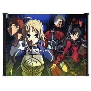  Fate Stay Night Anime Fabric Wall Scroll Poster (42x31 