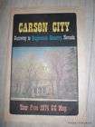 Carson City, Nevada Map ~ CIty Guide ~ Circa 1974