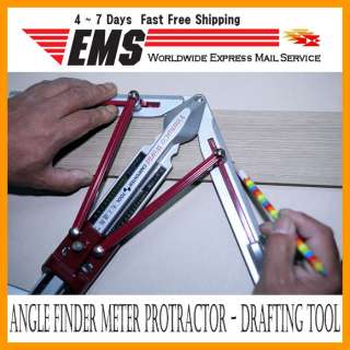 New easy wood/drafting Protractor angle finder tools L  