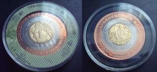 Mexico three Metallic Beautiful coin Hidalgo 1810 2010  