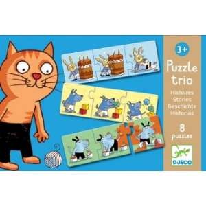  Djeco Puzzle Trio   Stories Toys & Games