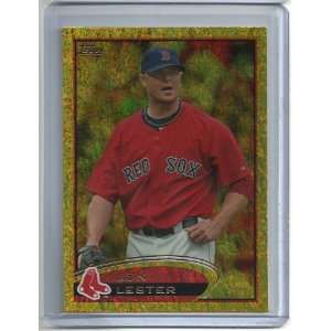  2012 Topps Gold Foil Parallel Jon Lester #10   Boston Red Sox 