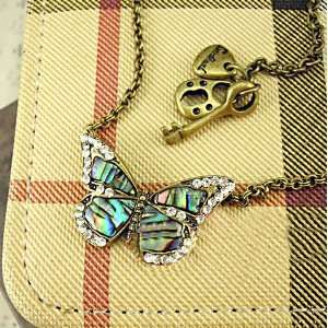  LadyGirl Vintage Butterfly Necklace, Gift Idea, Gift Box 