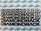 10 Set DIAMONDBACK Frame COLORS 11 Decals Stickers 16T