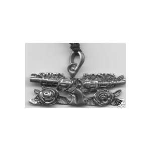 GUNS N ROSES Silver FINE PEWTER Necklace PENDANT NEW 