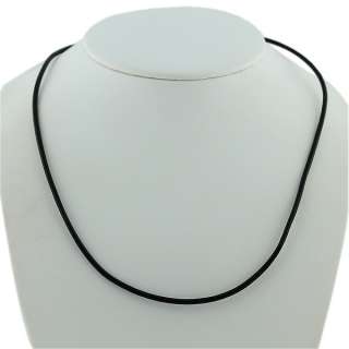 Black Real Leather Necklace Cord 2mm 18   