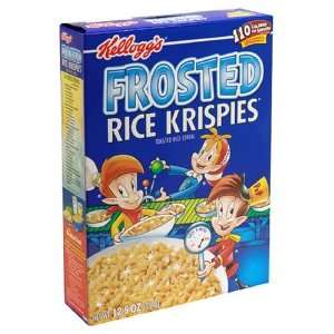 Kelloggs Rice Krispies Cereal, Frosted, 12.5 oz (Pack of 4)  