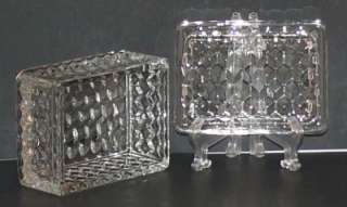 Fostoria American Crystal Jewel Cigarette Box Lid  
