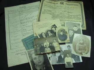   Yugoslavian Immigrants Photos, Naturalization Paper, Documents  