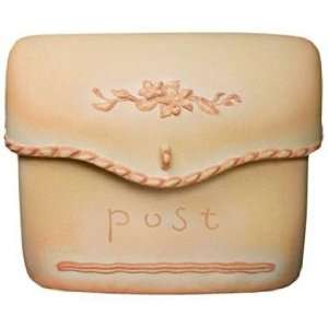    Beige Finish Pouch Post or Wallmount Mailbox
