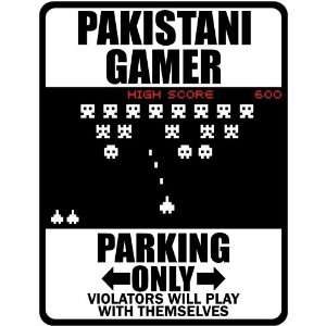  New  Pakistani Gamer   Parking Only ( Invaders Tribute   80S Game 