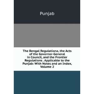   Punjab With Notes and an Index, Volume 2 Punjab  Books