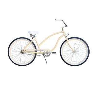  Cruiser Bicycle Firmstrong Womens 26   vanilla