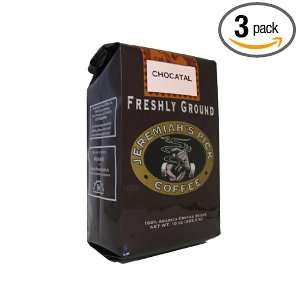 Jeremiahs Pick Coffee Chocatal Ground Coffee, 10 Ounce Bags (Pack of 