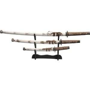  White Samurai Sword Set