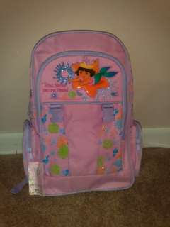 New kids Girls Dora Backpack w/ lunchbox 14 Bookbag  