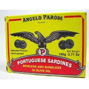  Pertuguese Sardines Skinless & Boneless in Olive Oil, 3.71 Ounce Can