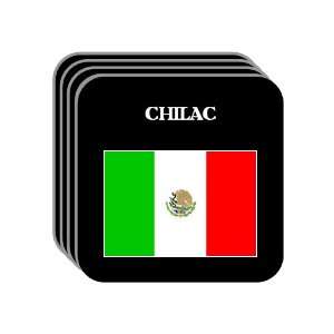  Mexico   CHILAC Set of 4 Mini Mousepad Coasters 
