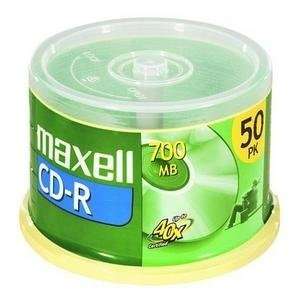  Maxell 48x CD R Media. 1PK CD RBS700 SHY SLV 48X OPTMED 