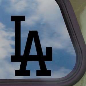  Los Angeles Dodgers Black Decal MLB Truck Window Sticker 