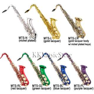   Sax Saxophone ~Gold Silver Blue Green Purple Red +Tuner+CareKit  