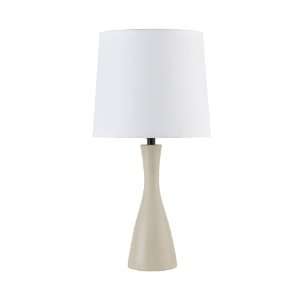   Single Light 60 Watt Table Lamp with Shade Fabric Options from the Osc