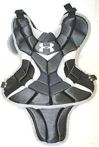   Baseball Catchers Chest Protector Junior Gear Maroon & Silver  