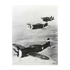   in flight, P 47 Thunderbolt Poster (18.00 x 24.00)