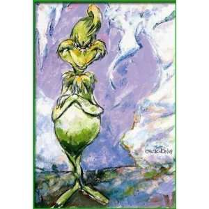 Dr. Seuss How the Grinch Stole Christmas Cuddly as a Cactus Giclee 