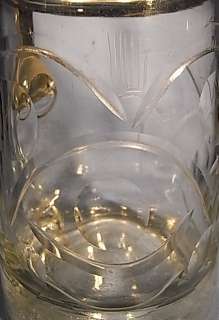   USED GNOME BEER STEIN LIDDED BIEDERMEIER ANTIQUE GERMAN 1850 s  